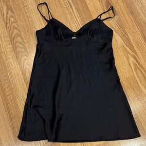 Vintage Elegant Victoria Secret Black Slip Dress